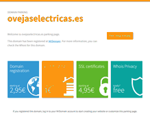 Tablet Screenshot of ovejaselectricas.es